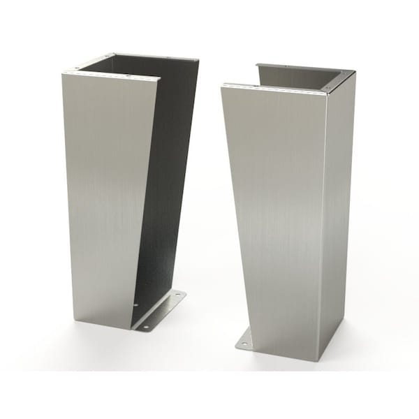 Floor Stand Kit, 24 in. H x 10 in. W x 9.12 in. L, 304 Stainless Steel, 1 PR
